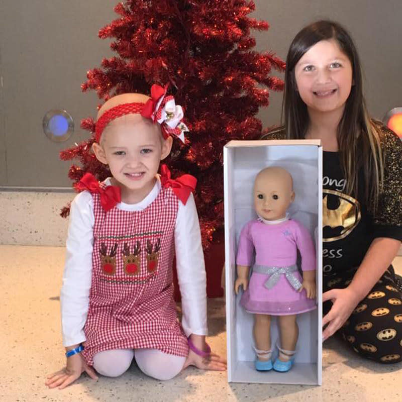 11-Year-Old Gives Bald BabyDolls to Kids with Cancer