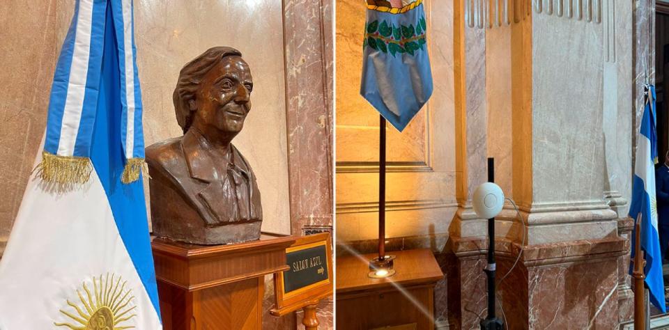 Con el retiro del busto de Néstor Kirchner en el Senado, el gobierno inició un proceso de 