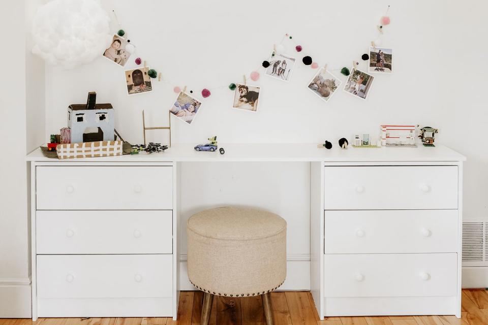 dresser desk organization