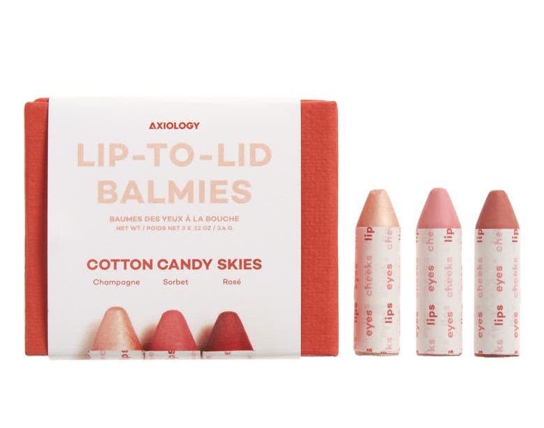 Package Free x Axiology Lip-to-Lid Balmies Set. Image via Nordstrom.