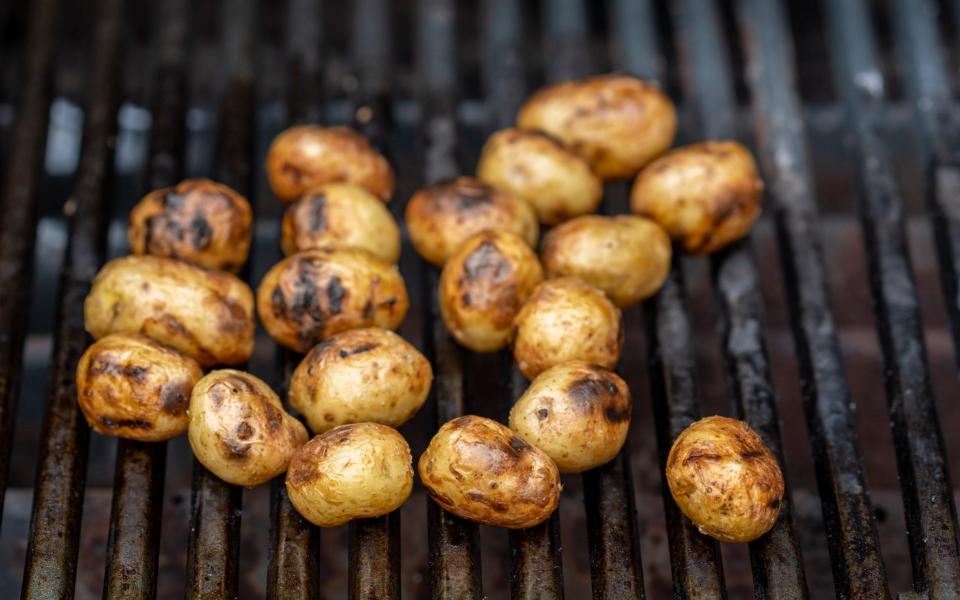 Late-season potatoes are great barbecued with some butter and paprika  - Andrew Crowley