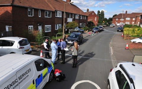 Police at the scene of a Hammer attack on two women in New Eltham, south east London - Credit: Grant Falvey/London News Pictures Ltd