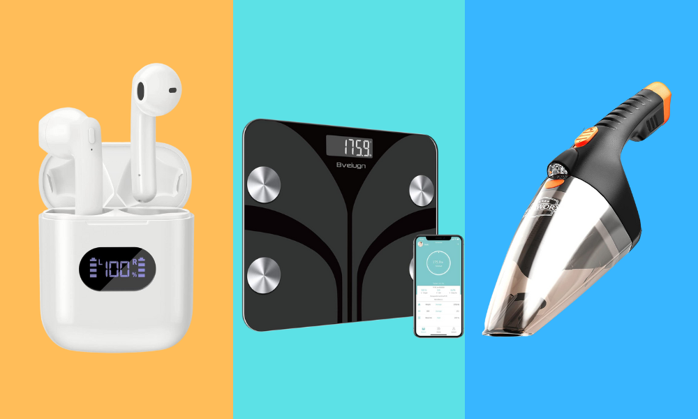 From earbuds to a bestselling car vacuum, there's so much on sale! (Photo: Amazon)