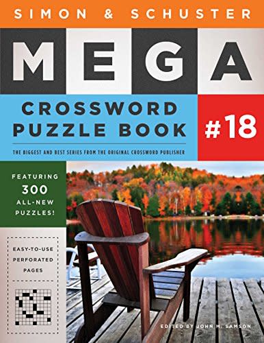 Simon & Schuster Mega Crossword Puzzle Book (Amazon / Amazon)