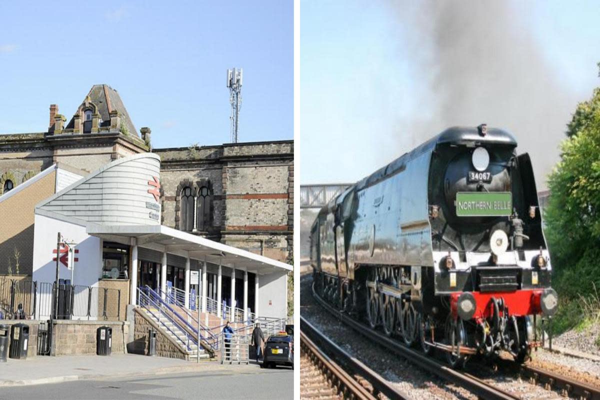 A romantic one-off railway trip on Britain's poshest train will start in Warrington <i>(Image: Canva)</i>