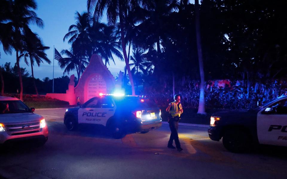 The FBI raided Mar-a-Lago on Monday morning - AP Photo/Terry Renna