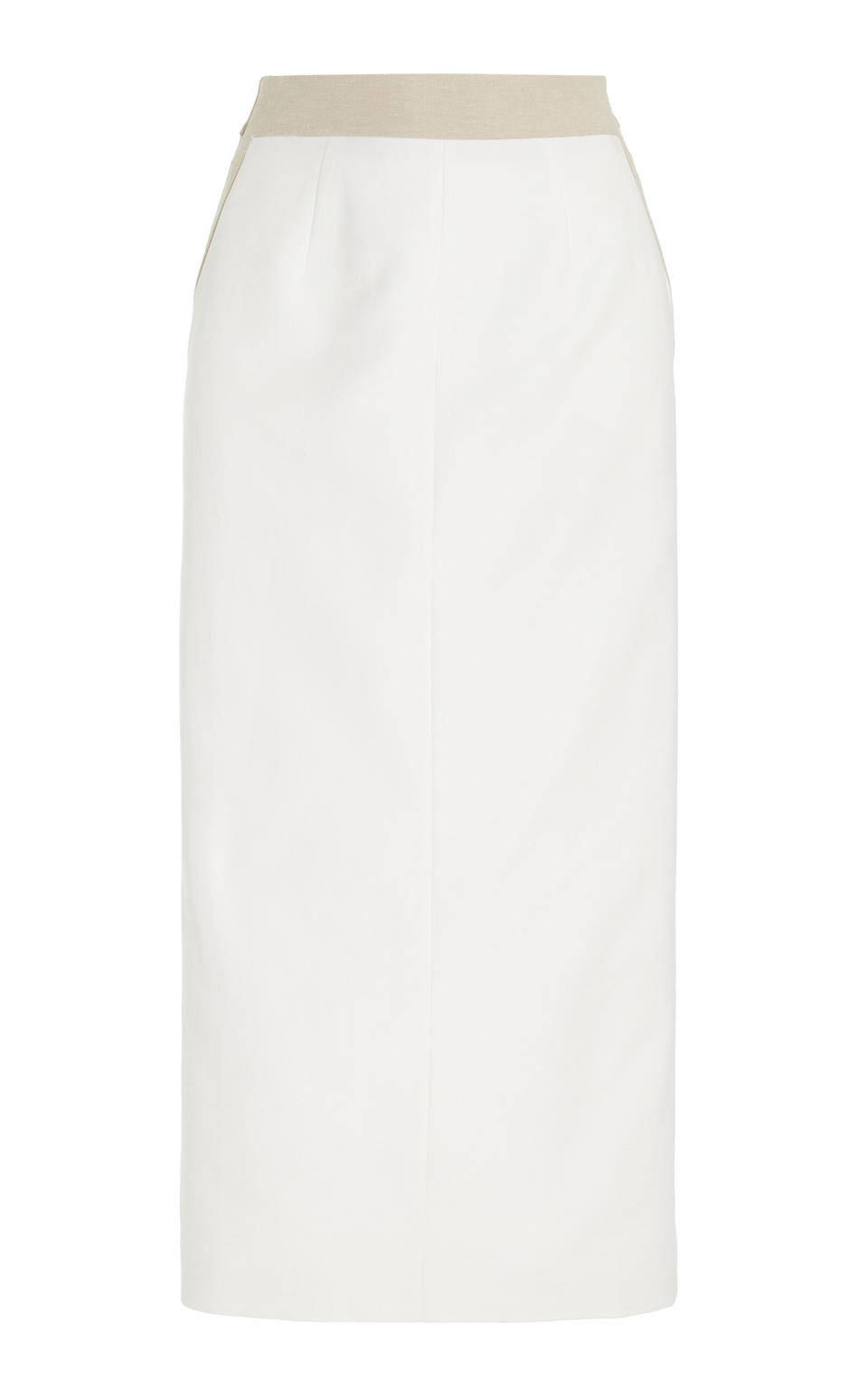 Lita Crepe Column Midi Skirt