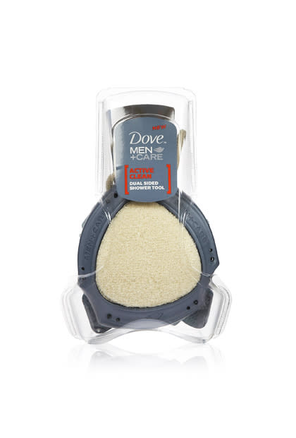 DOVE MEN+CARE DUAL SIDED SHOWER TOOL, $3.97