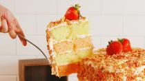 <p>The cake version of your favorite summer ice cream bar!</p><p>Get the recipe from <a href="https://www.delish.com/cooking/recipe-ideas/recipes/a52899/strawberry-crunch-cake-recipe/" rel="nofollow noopener" target="_blank" data-ylk="slk:Delish;elm:context_link;itc:0;sec:content-canvas" class="link ">Delish</a>.</p>