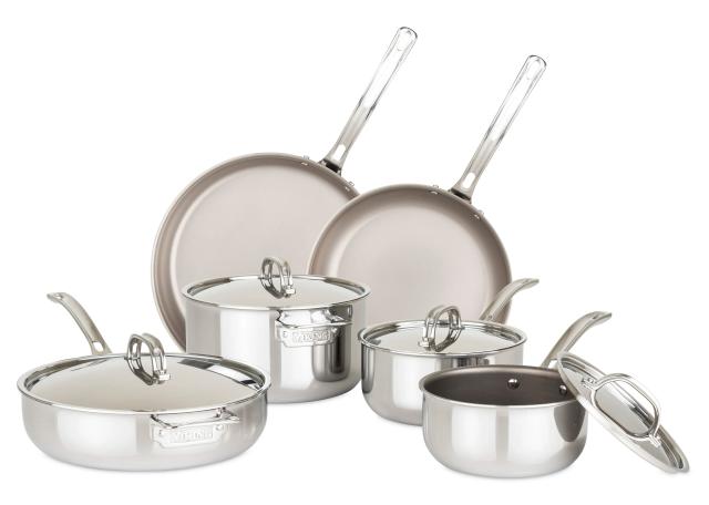 Viking 40051-9910 Hard Anodized Nonstick Cookware Set, 10 Piece, Gray