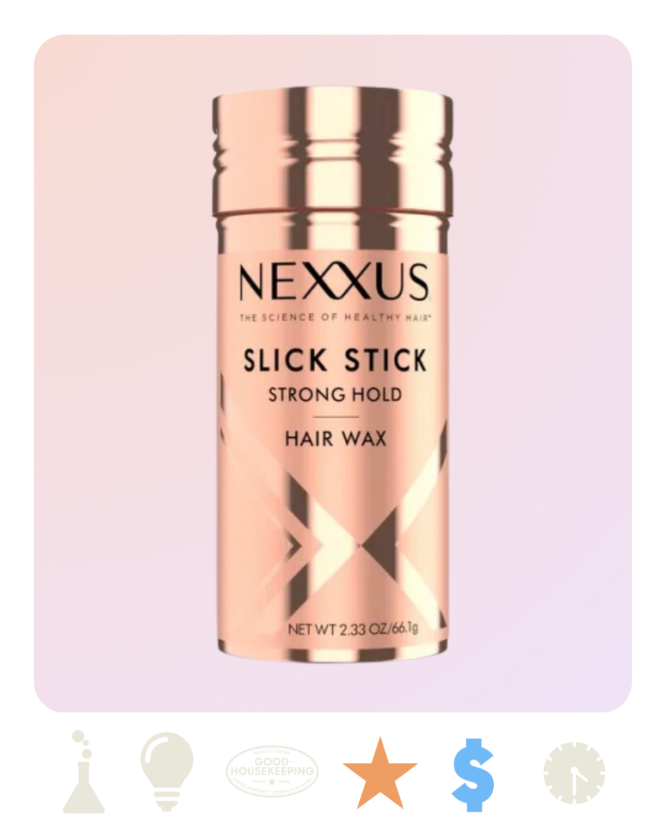 <p><a href="https://go.redirectingat.com?id=74968X1596630&url=https%3A%2F%2Fwww.target.com%2Fp%2Fnexxus-slick-stick-strong-hold-hair-wax-2-57oz%2F-%2FA-89163670&sref=https%3A%2F%2Fwww.goodhousekeeping.com%2Fbeauty-products%2Fa60331304%2Fbest-beauty-awards-2024%2F" rel="nofollow noopener" target="_blank" data-ylk="slk:Shop Now;elm:context_link;itc:0;sec:content-canvas" class="link ">Shop Now</a></p><p>Slick Stick</p><p>target.com</p><p>$15.99</p>