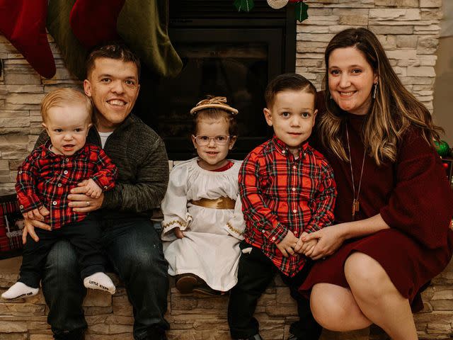 <p>Tori Roloff Instagram</p> (L-R) Josiah, Zach, Lilah, Jackson and Tori Roloff