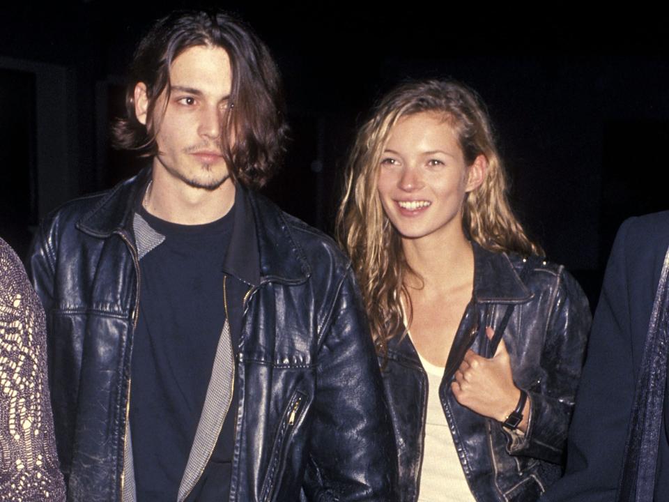 Johnny Depp and Kate Moss