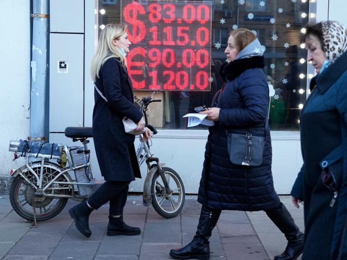 russia ruble currency exchange