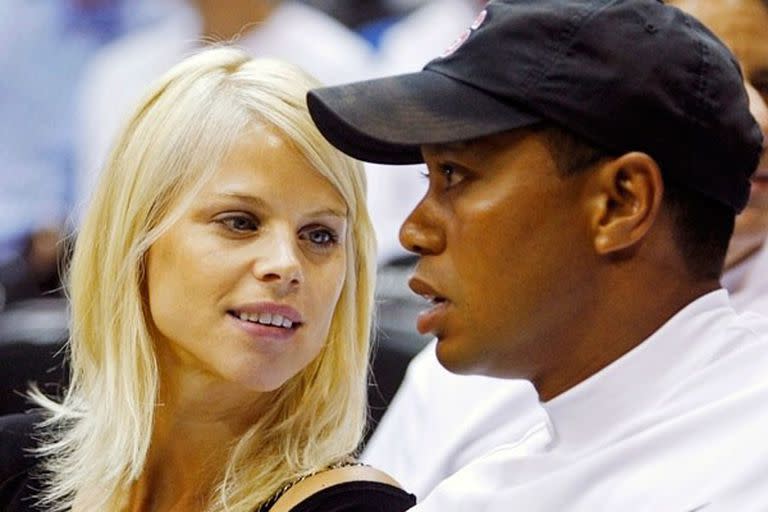 Otros tiempos: Tiger Woods, junto a su esposa, Elin Nordegren 