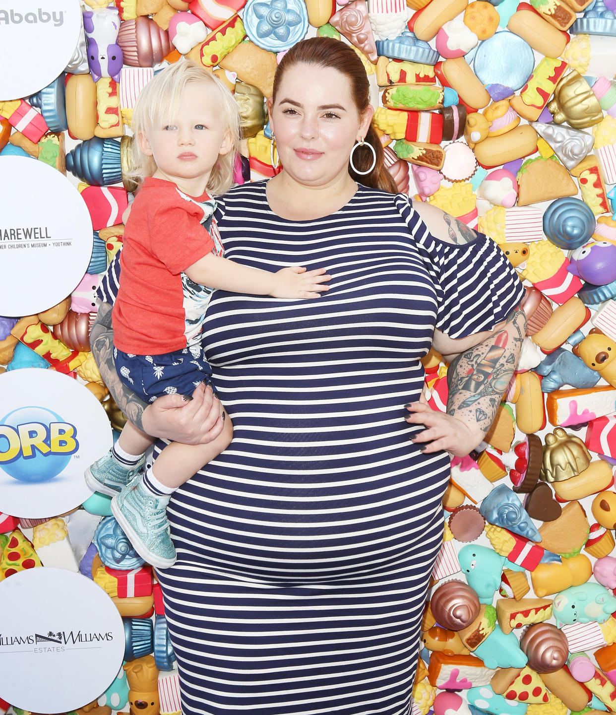 Plus-size model Tess Holliday is opening up about postpartum depression. (Photo: Getty Images)