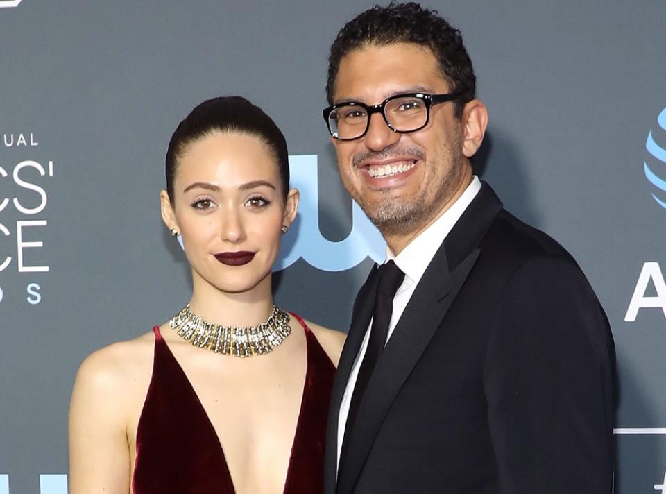 Emmy Rossum and Sam Esmail