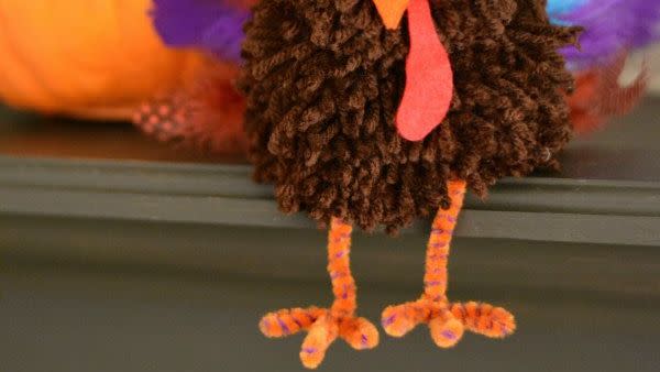 pom pom thanksgiving crafts