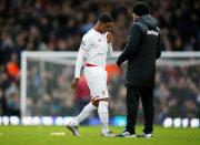 Football Soccer - West Ham United v Liverpool - Barclays Premier League - Upton Park - 2/1/16 Liverpool's Jordon Ibe walks past West Ham's first team coaching assistant Julian Dicks at the end of the match Action Images via Reuters / John Sibley Livepic