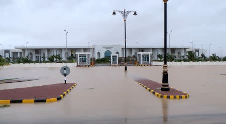 General view after Cyclone Mekunu in Salalah, Oman May 26, 2018. Oman News Agency/Handout via REUTERS