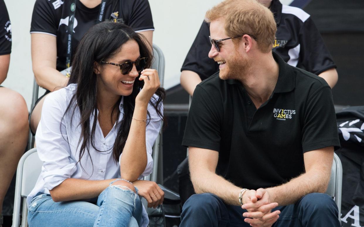 The rumour mills have been churning as Prince Harry and Meghan Markle reportedly gear up for a royal announcement - WireImage