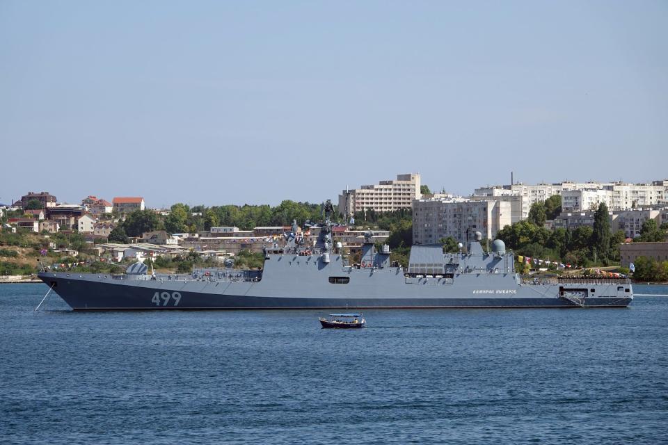 Naval drones targeted the port of Sevastopol, where Russia's Black Sea Fleet is based, according to Russian officials.