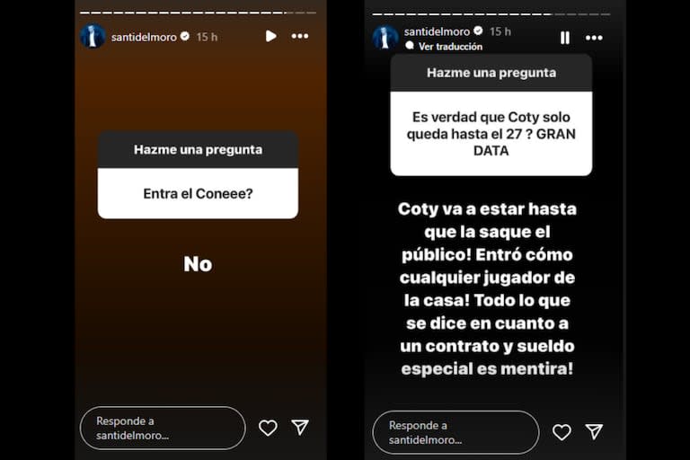 Santiago del Moro brindó información sobre algunos aspectos del juego (Captura Instagram @santidelmoro)