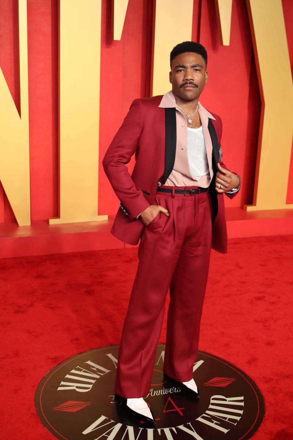 Donald Glover attends the 2024 Vanity Fair Oscar party.