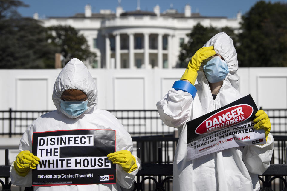Fast täglich wird vor dem Weißen Haus in den USA demonstriert. (Bild: Getty Images)