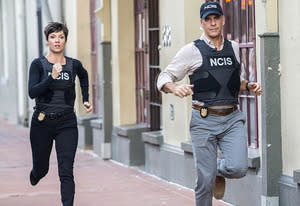 Zoe McLellan, Scott Bakula | Photo Credits: Skip Bolen/CBS