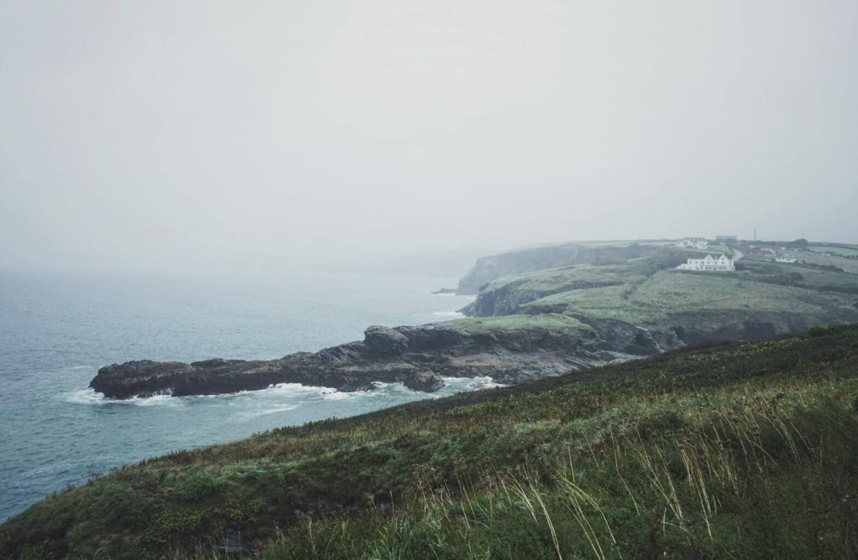 “Doc Martin” is a British medical drama with unique scenic views. Pictured: the foggy coast of Cornwall