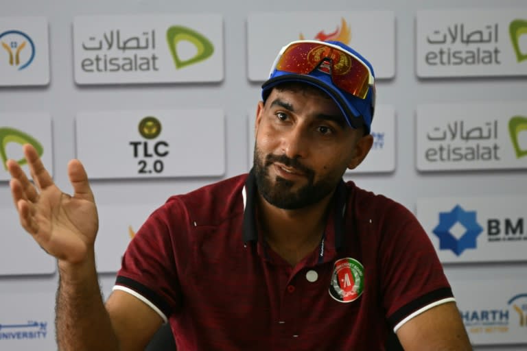 Afghanistan captain Hashmatullah Shahidi (Money SHARMA)