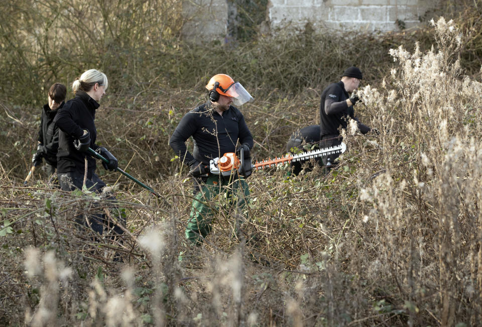 Police cut back undergrowth near Oak Road playing fields in Hull, a 24-year-old man arrested in connection with the disappearance of university student Libby Squire has been remanded in custody after appearing in court charged with unrelated offences. Pawel Relowicz, of Raglan Street, Hull, appeared at Hull Magistrates' Court accused of voyeurism, outraging public decency and burglary.