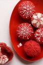 <p>Decked with glitter and iced snowflakes, these sprightly cupcakes are a sweet way to celebrate the holidays.</p><p><a href="https://www.womansday.com/food-recipes/food-drinks/recipes/a11879/red-velvet-cupcakes-recipe-125158/" rel="nofollow noopener" target="_blank" data-ylk="slk:Get the recipe.;elm:context_link;itc:0;sec:content-canvas" class="link "><em>Get the recipe.</em></a></p>