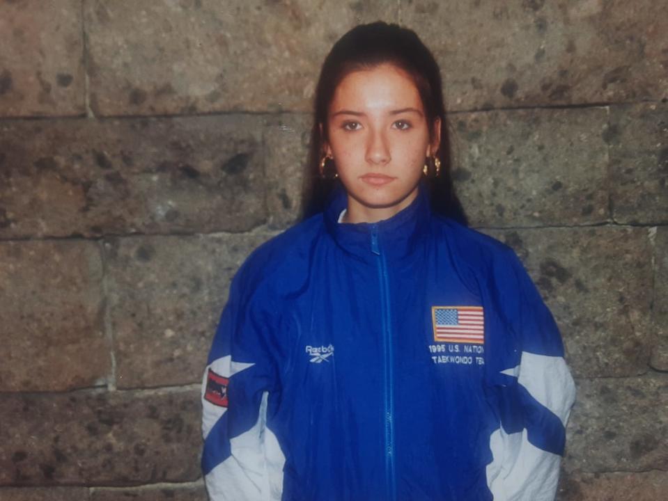 <div class="inline-image__caption"><p>Mandy Meloon, pictures here at age 14 at the World Taekwondo Championships, is one of five women who have sued the Lopez brothers.</p></div> <div class="inline-image__credit">Courtesy Mandy Meloon</div>