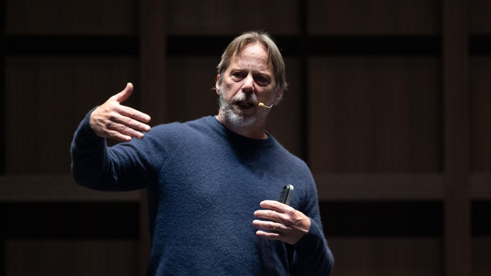  Jim Keller, chief executive officer of Tenstorrent Inc., sepaks at the Samsung AI Forum (SAIF) in Suwon, South Korea. 