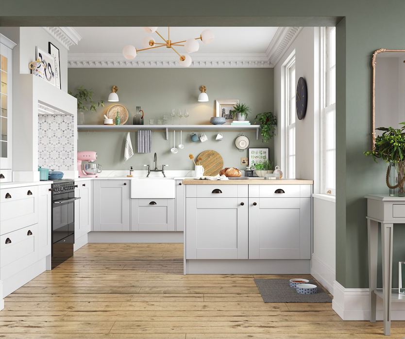 Small kitchens: neutrals