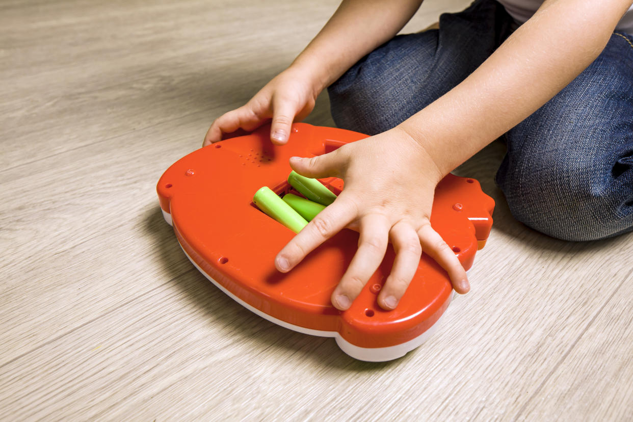 Your kid is about to get some new battery-operated toys. Here's how to keep them safe. (Getty Images)