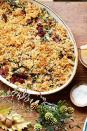 <p>This gratin is inspired by spinach dip. You can substitute collard, turnip, or mustard greens for the kale, but be sure to remove tough thick stems.</p><p><strong><a href="https://www.countryliving.com/food-drinks/recipes/a5898/baked-kale-gratin-recipe-clx1114/" rel="nofollow noopener" target="_blank" data-ylk="slk:Get the recipe for Baked Kale Gratin;elm:context_link;itc:0;sec:content-canvas" class="link ">Get the recipe for Baked Kale Gratin</a>.</strong></p>