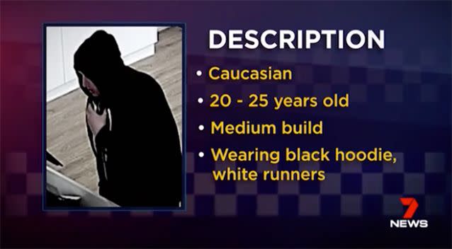 Police released a description of the man. Photo: 7 News