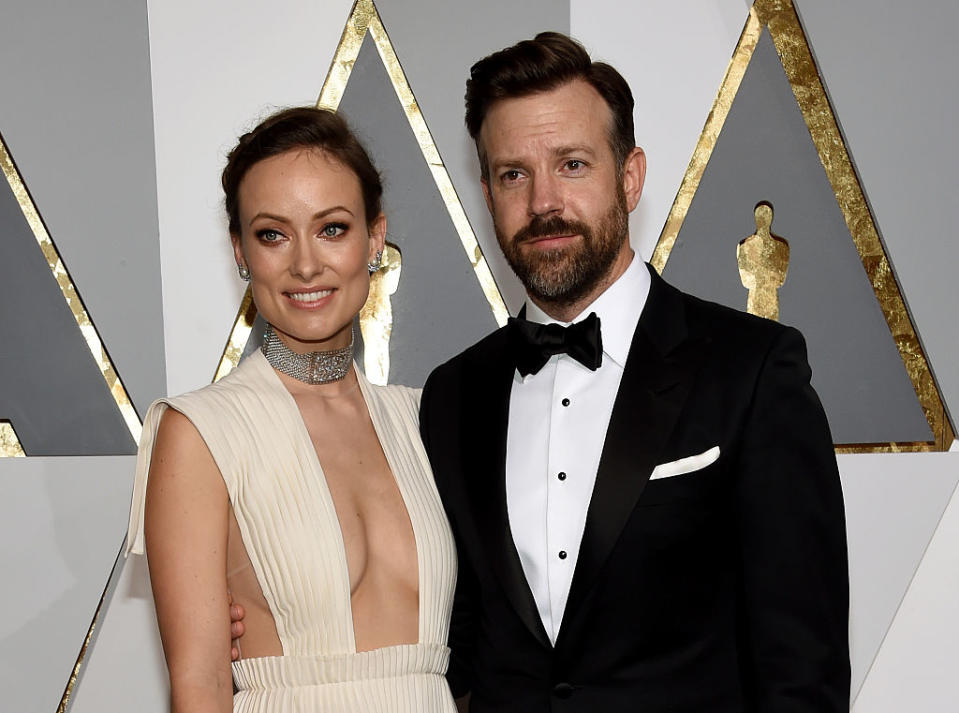 Olivia Wilde had the cutest pool party with her husband and son