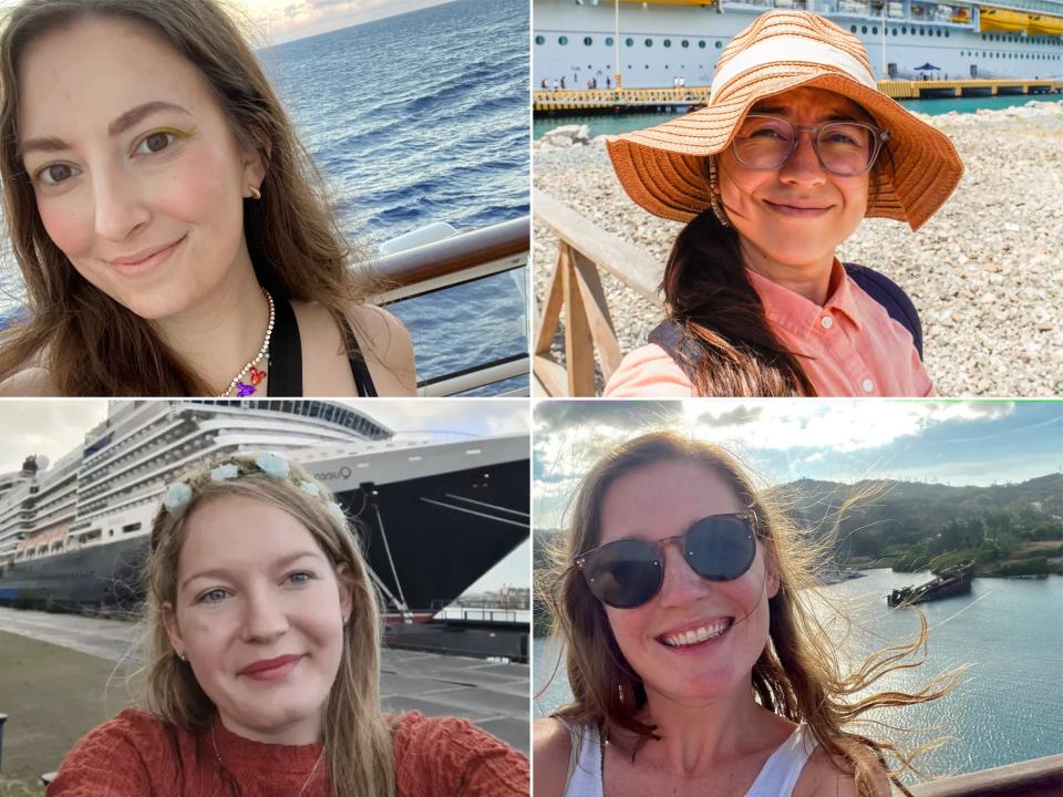 Authors Amanda Krause, Joey Hadden, Mikhaila Friel, and Monica Humphries (from top left to bottom right).