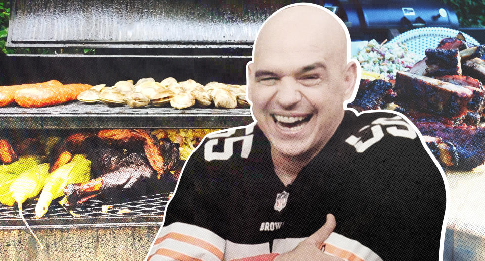 Chef Michael Symon has a game plan for Cleveland Browns game days this fall, and they involve lots of backyard grub and time to hang out with friends. (Michael Symon)