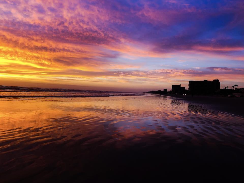 Photo of sunset at New Smyrna Beach