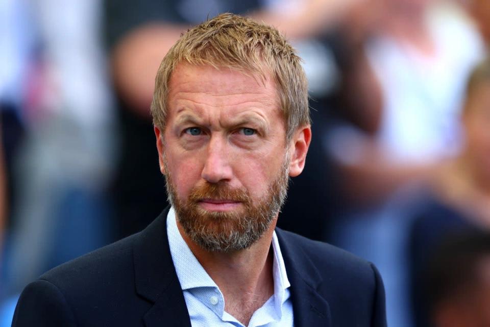 Brighton boss Graham Potter is the bookmakers’ favourite to succeed Thomas Tuchel at Chelsea (Getty Images)