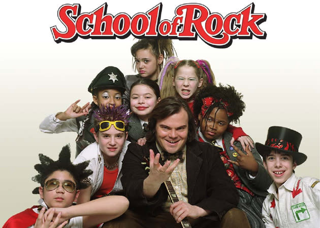 Black mit seinen Fünftklässlern - „School of Rock“ vor zehn Jahren (Bild: Paramount Pictures)