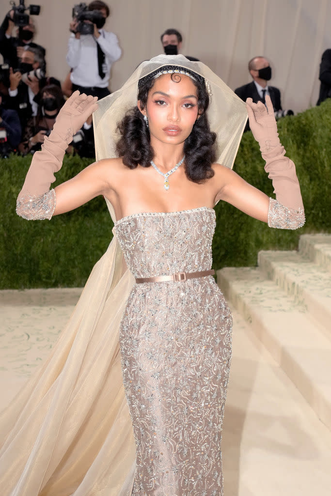 Yara Shahidi at the 2021 Met Gala