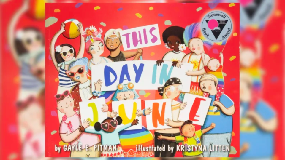 This whimsical book captures the essence of a Pride parade.