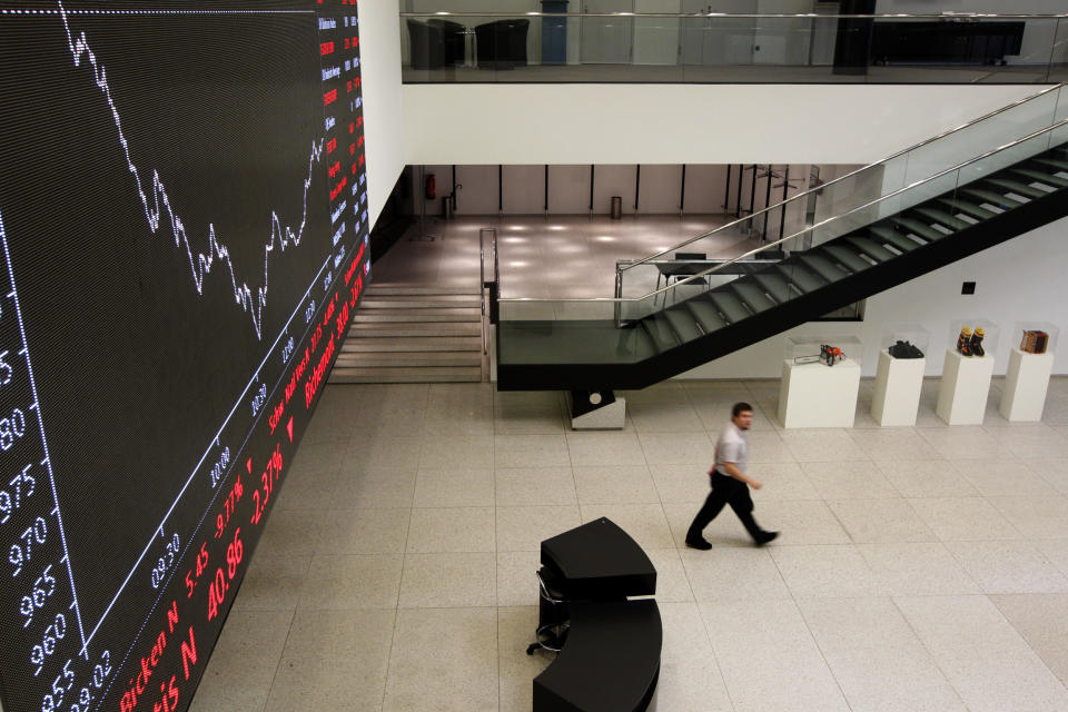 FTSE 100 has ended the day at a new all time closing high. Photo: Christian Hartmann/Reuters