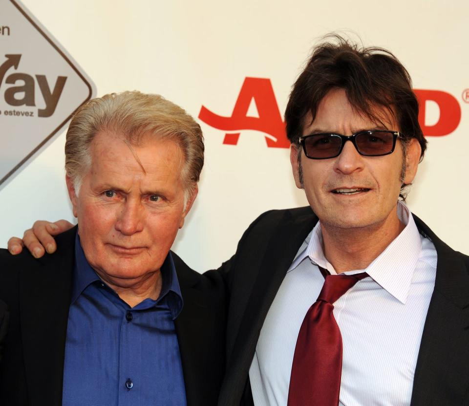 <p>Martin Sheen worked with his son Charlie on three projects: <em>No Code of Conduct</em>, <em>Spin City</em> and perhaps the most popular <em>Wall Street</em>. In the 1987 film, Martin plays the father to Charlie’s lead role.</p>